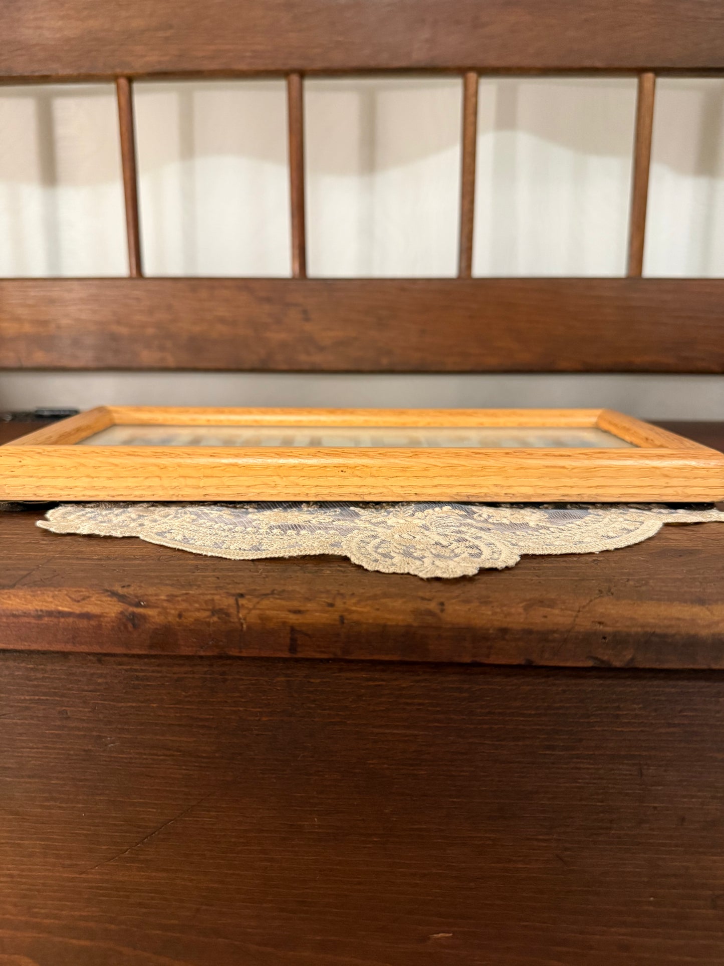 Grandpa's Workshop Framed Cross-Stitch