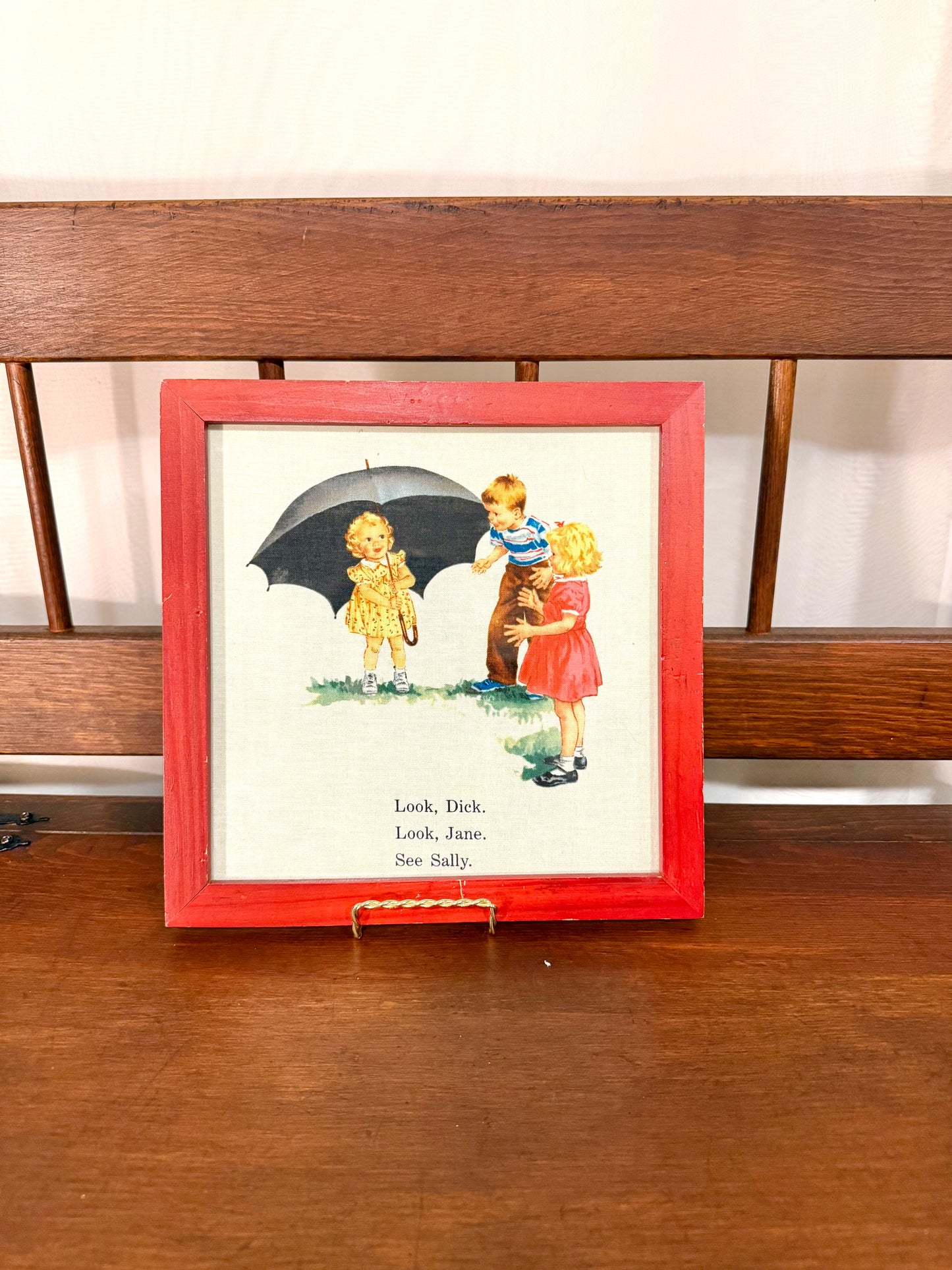 Set of Three Vintage Style Framed Art