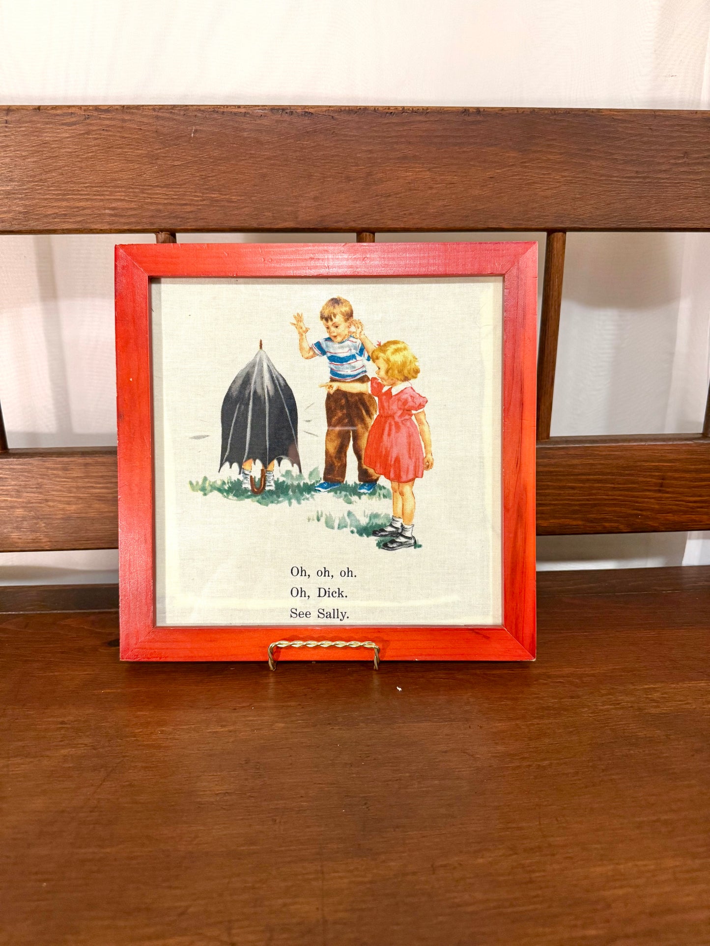 Set of Three Vintage Style Framed Art