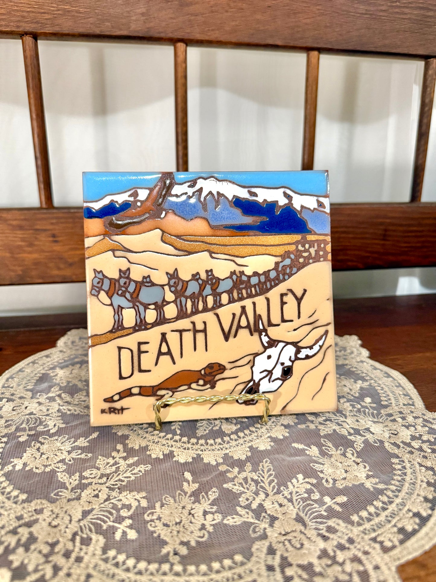 1995 Death Valley National Park Tile Trivet