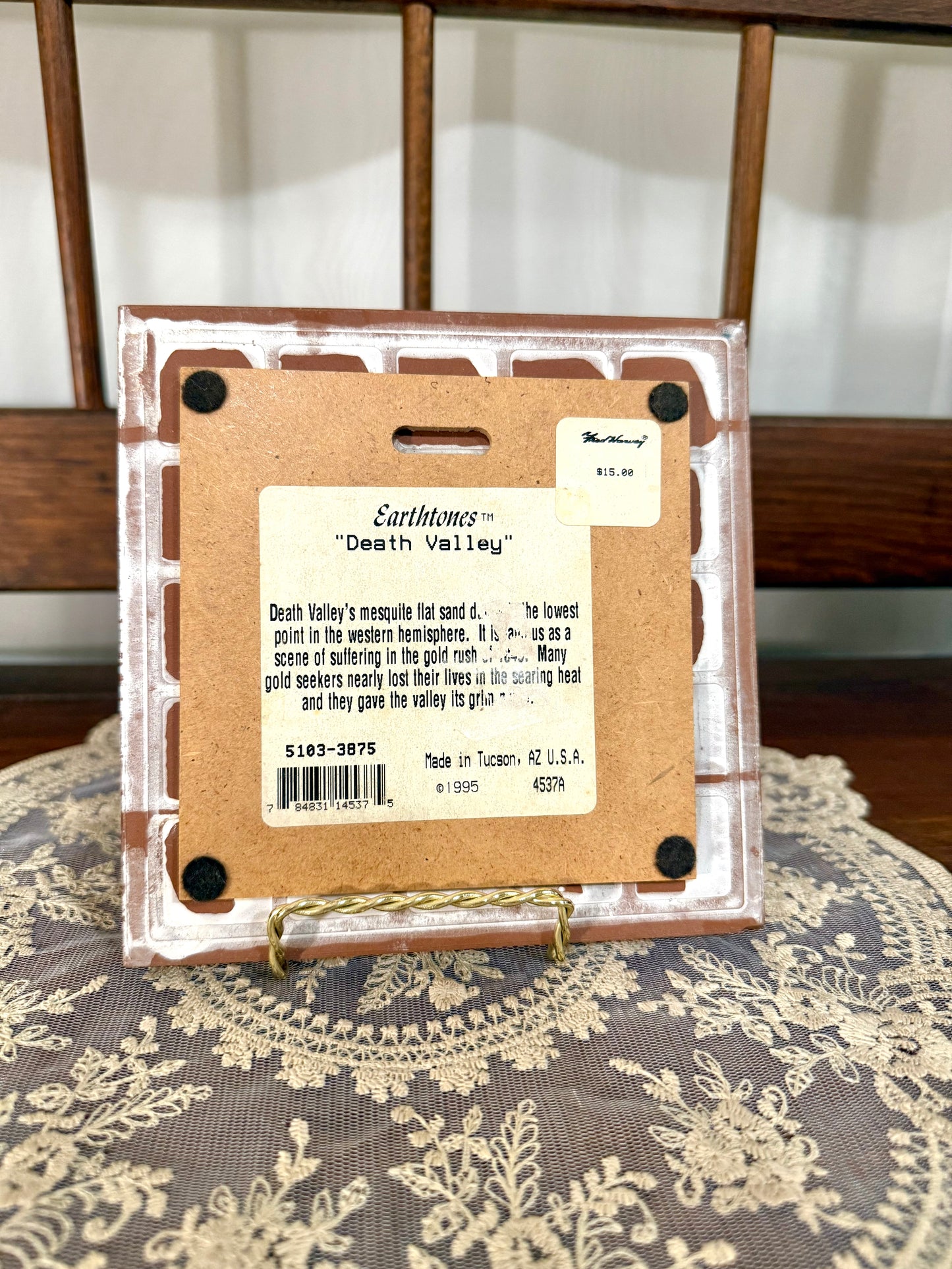 1995 Death Valley National Park Tile Trivet
