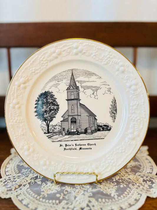 Homer Laughlin St. Peter’s Lutheran Church Plate