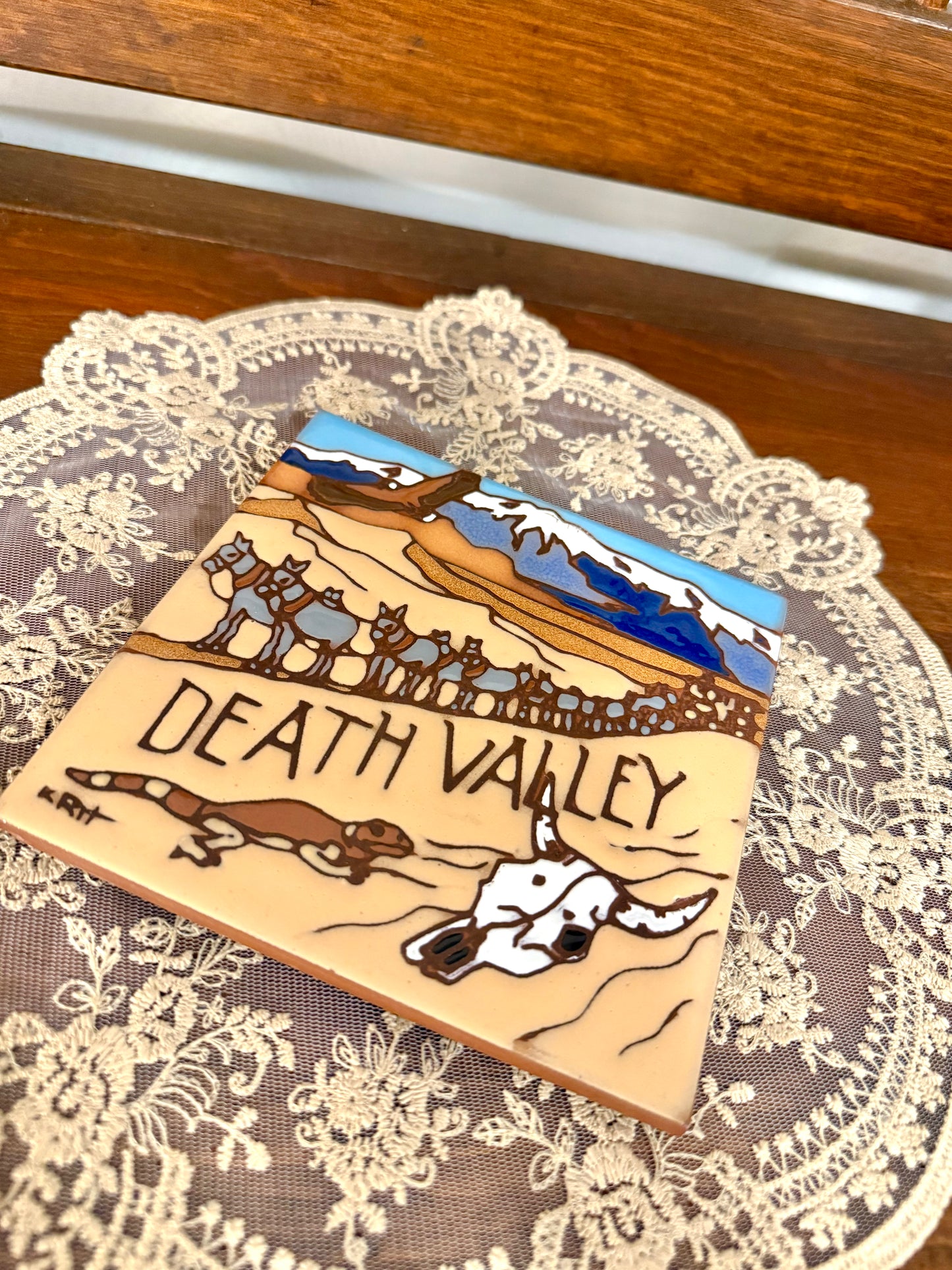 1995 Death Valley National Park Tile Trivet