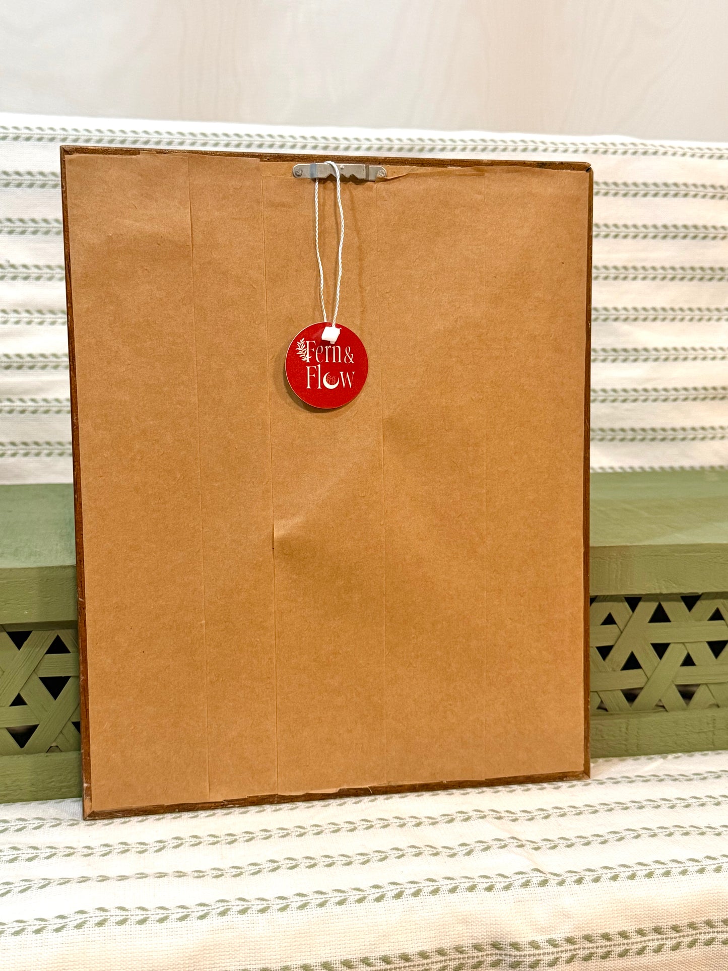 Floral Cross Stitch Matted Art