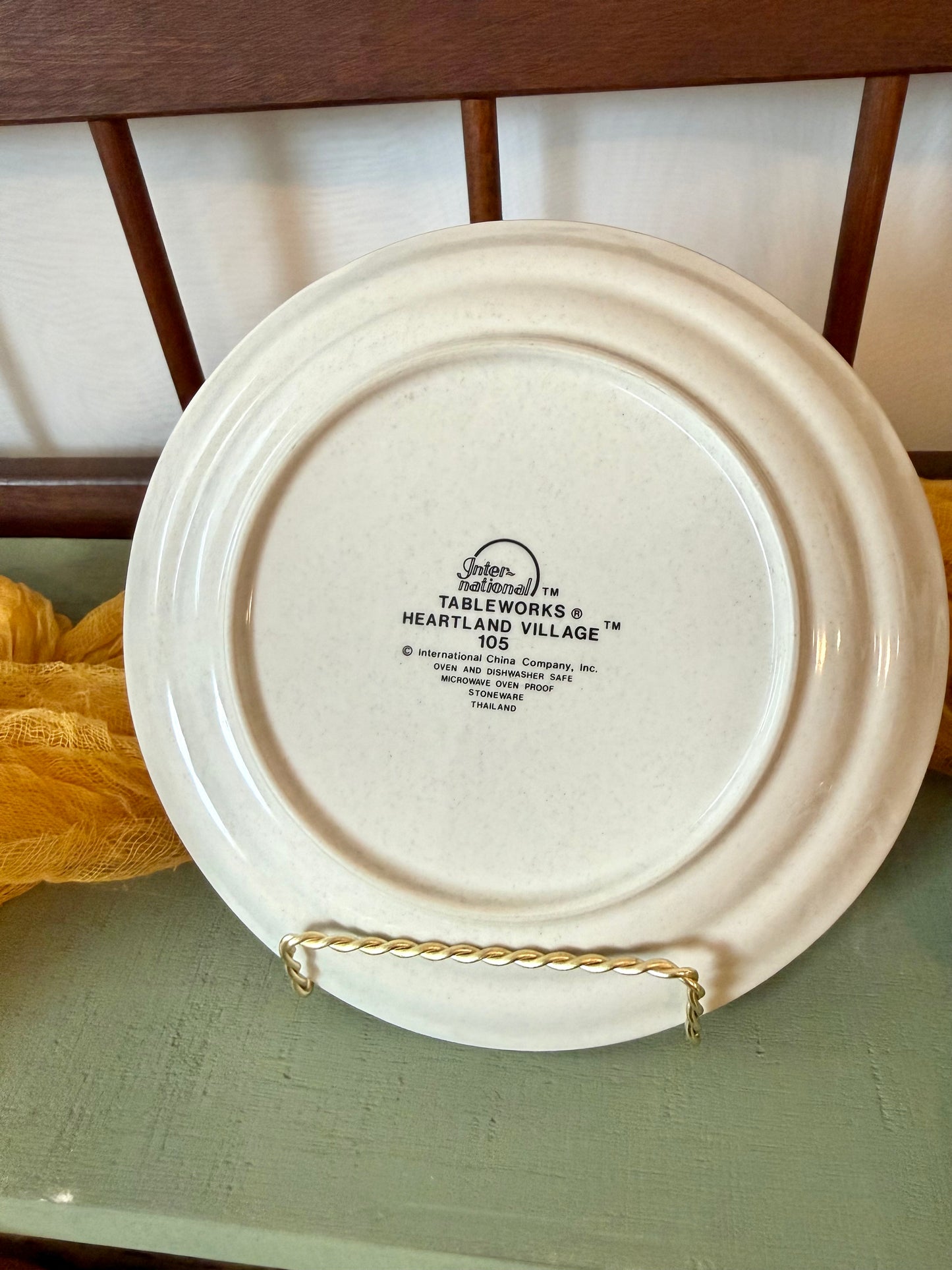 Set of 3 Heartland International Village Bread Plates