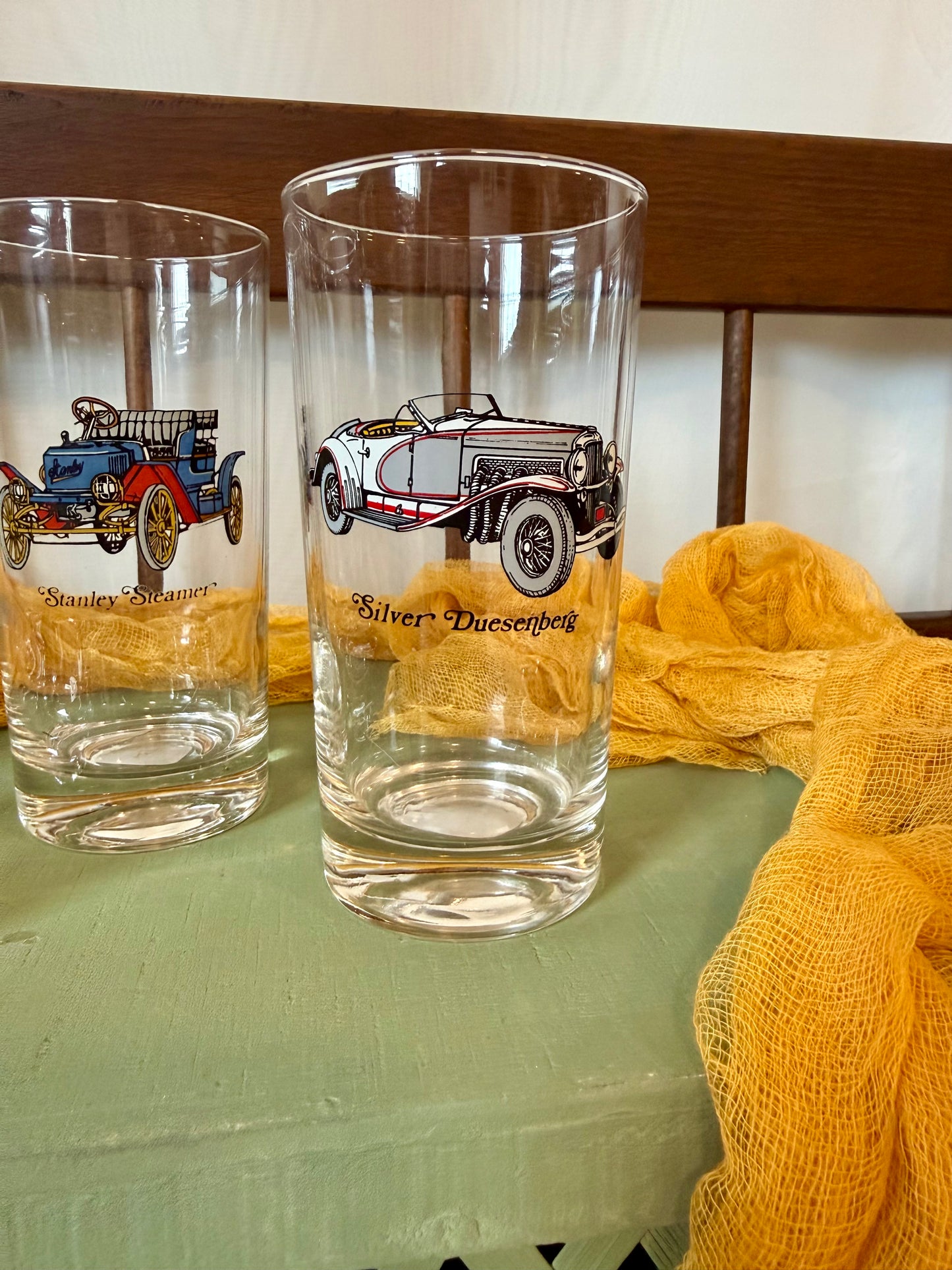 Vintage Avon Antique Car Highball Glasses