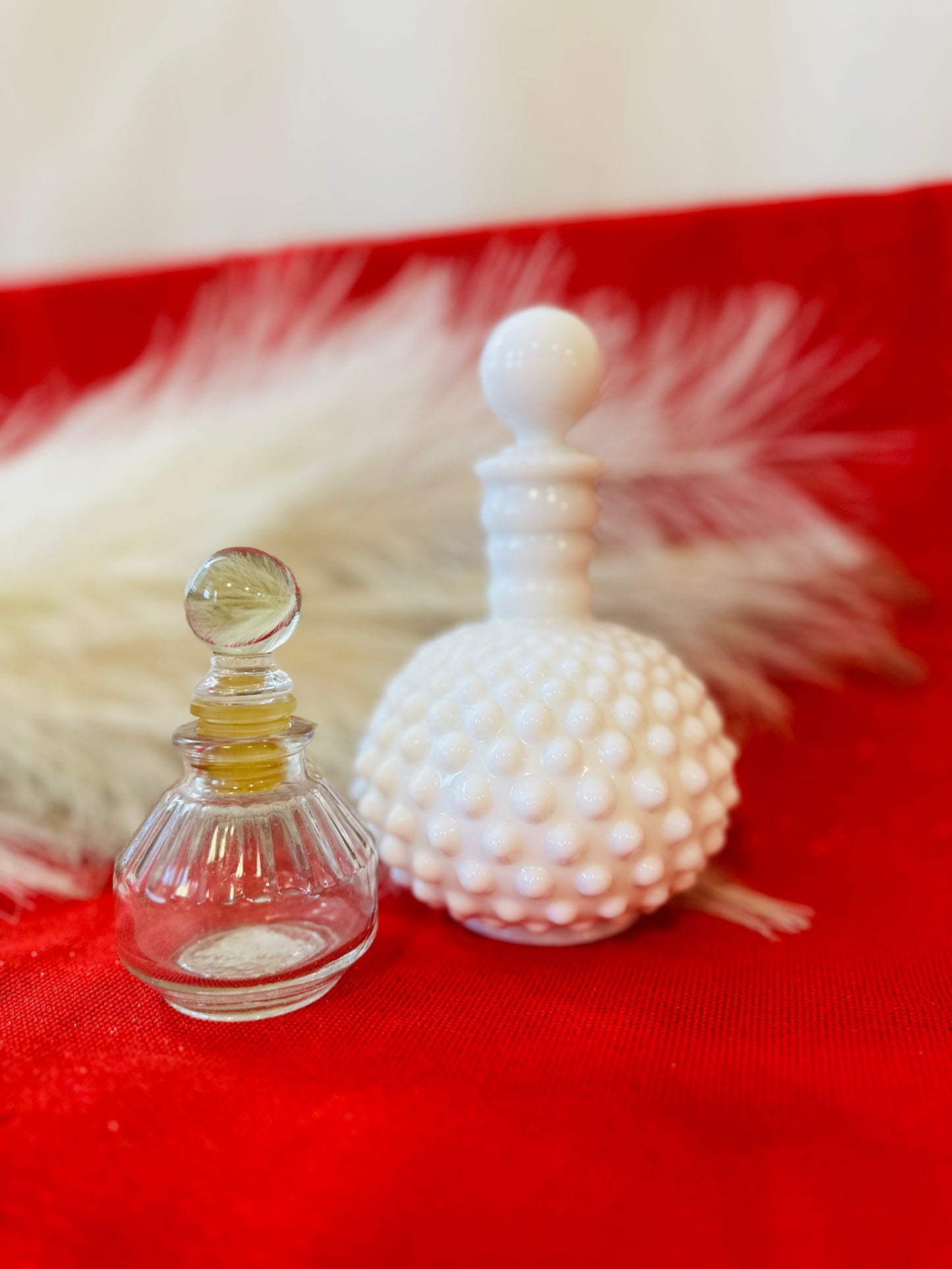 Set of Two Cologne bottles
