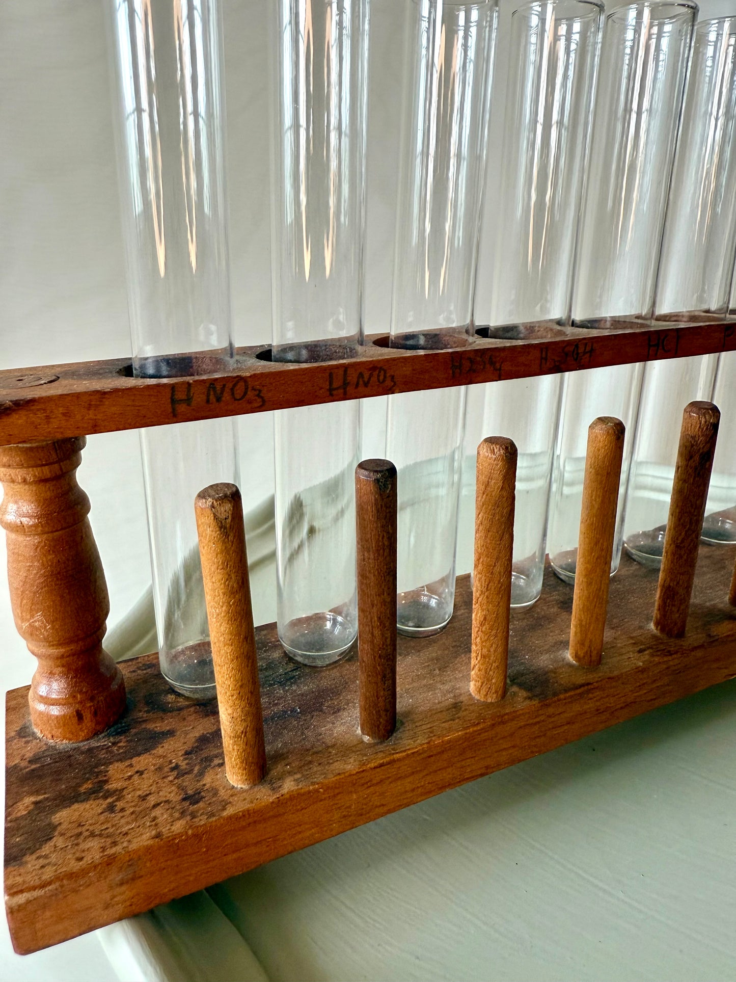 Vintage Chemistry Glass Test Tube Lab Set | Great for Propagations!