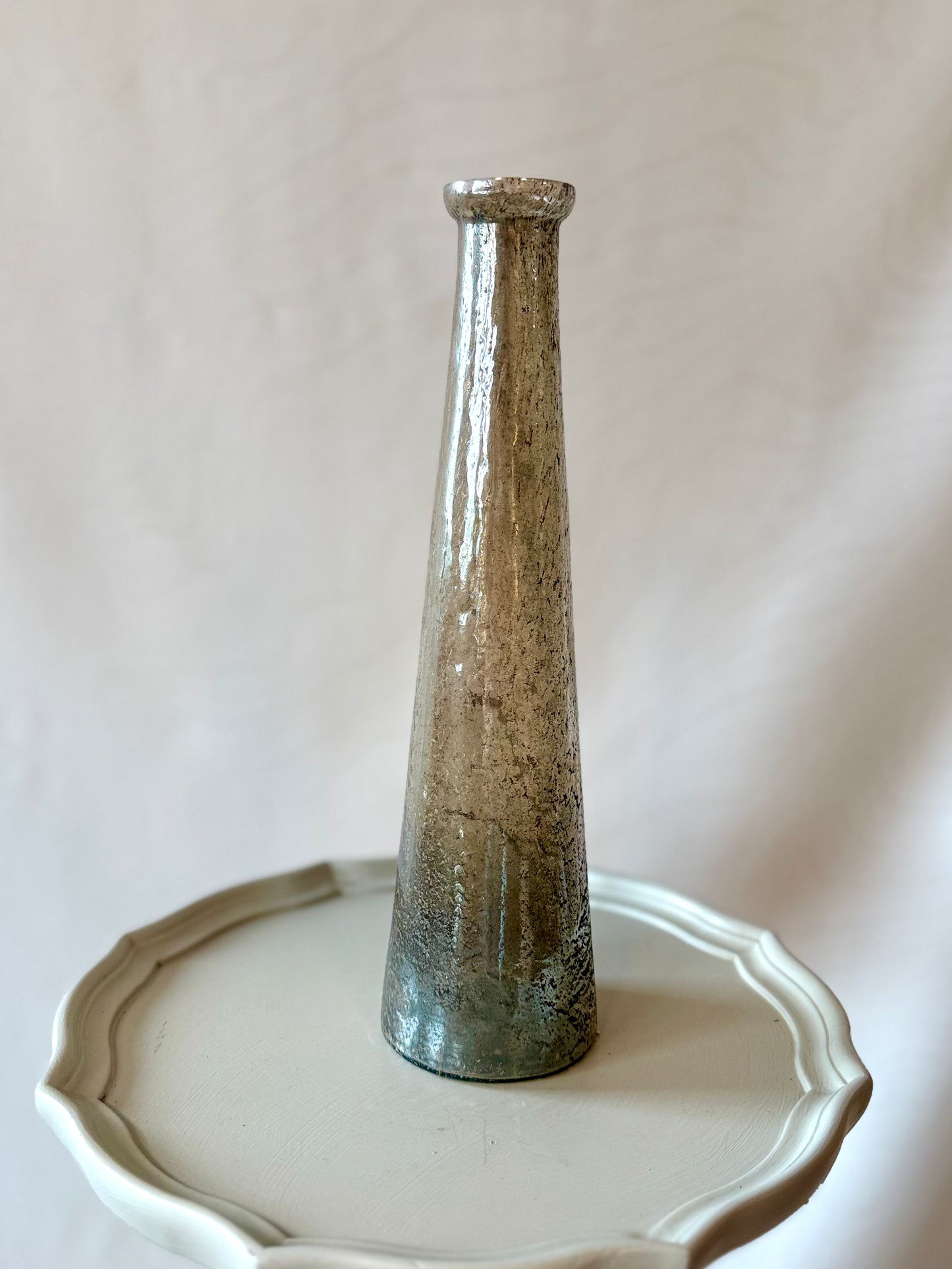 Gray Stem Vase