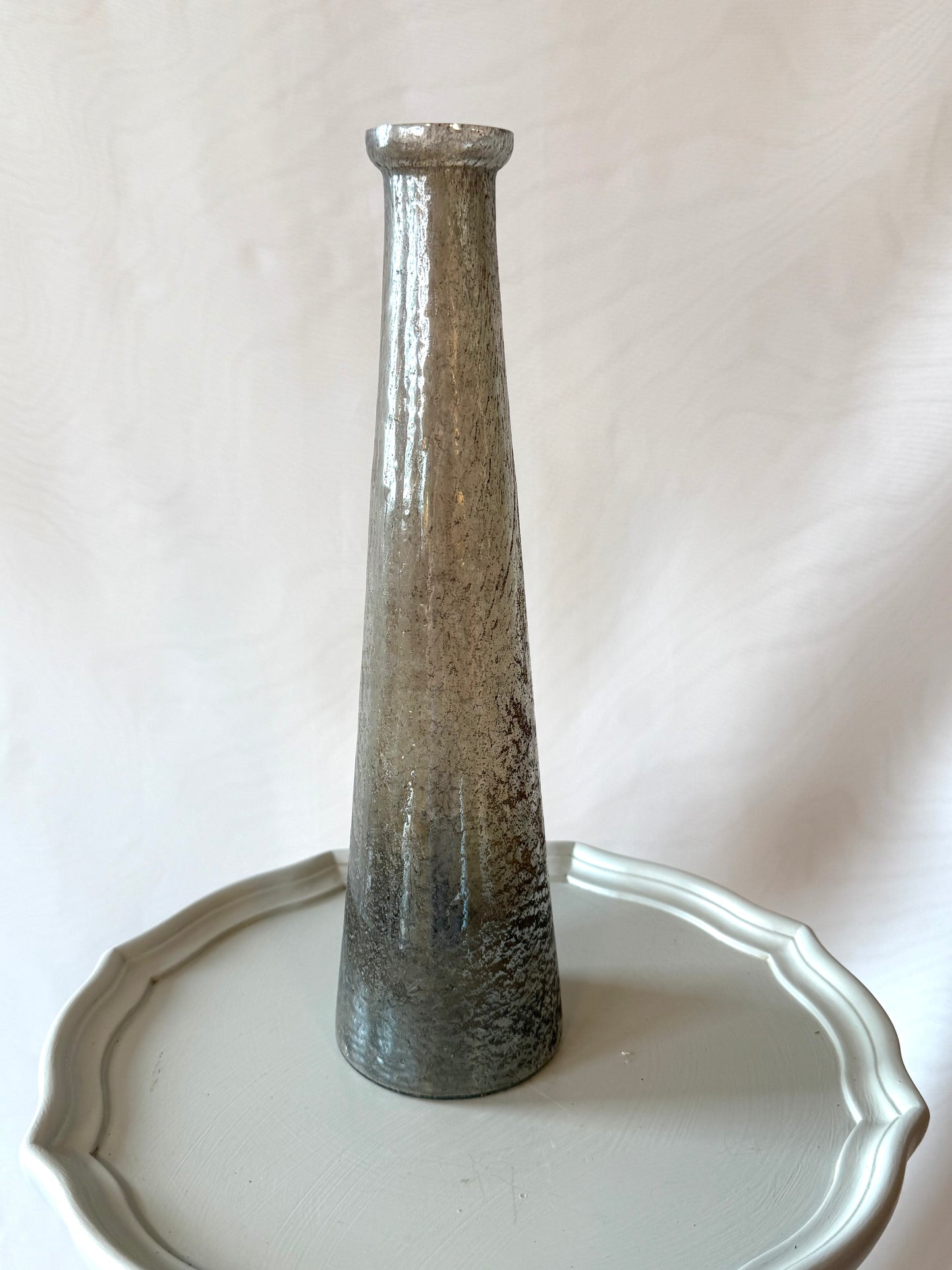 Gray Stem Vase
