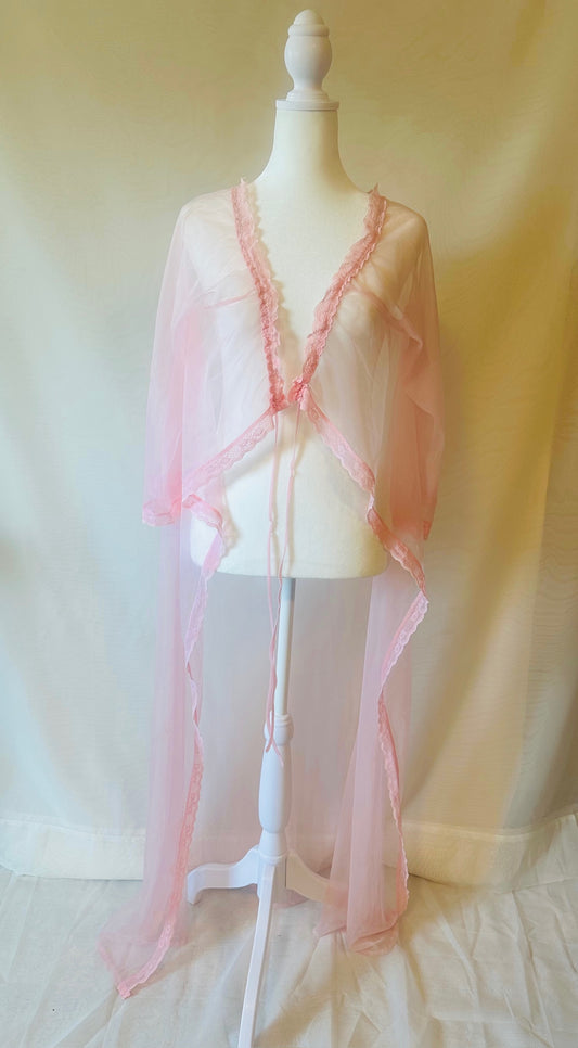 Pink Vintage Nightgown Robe