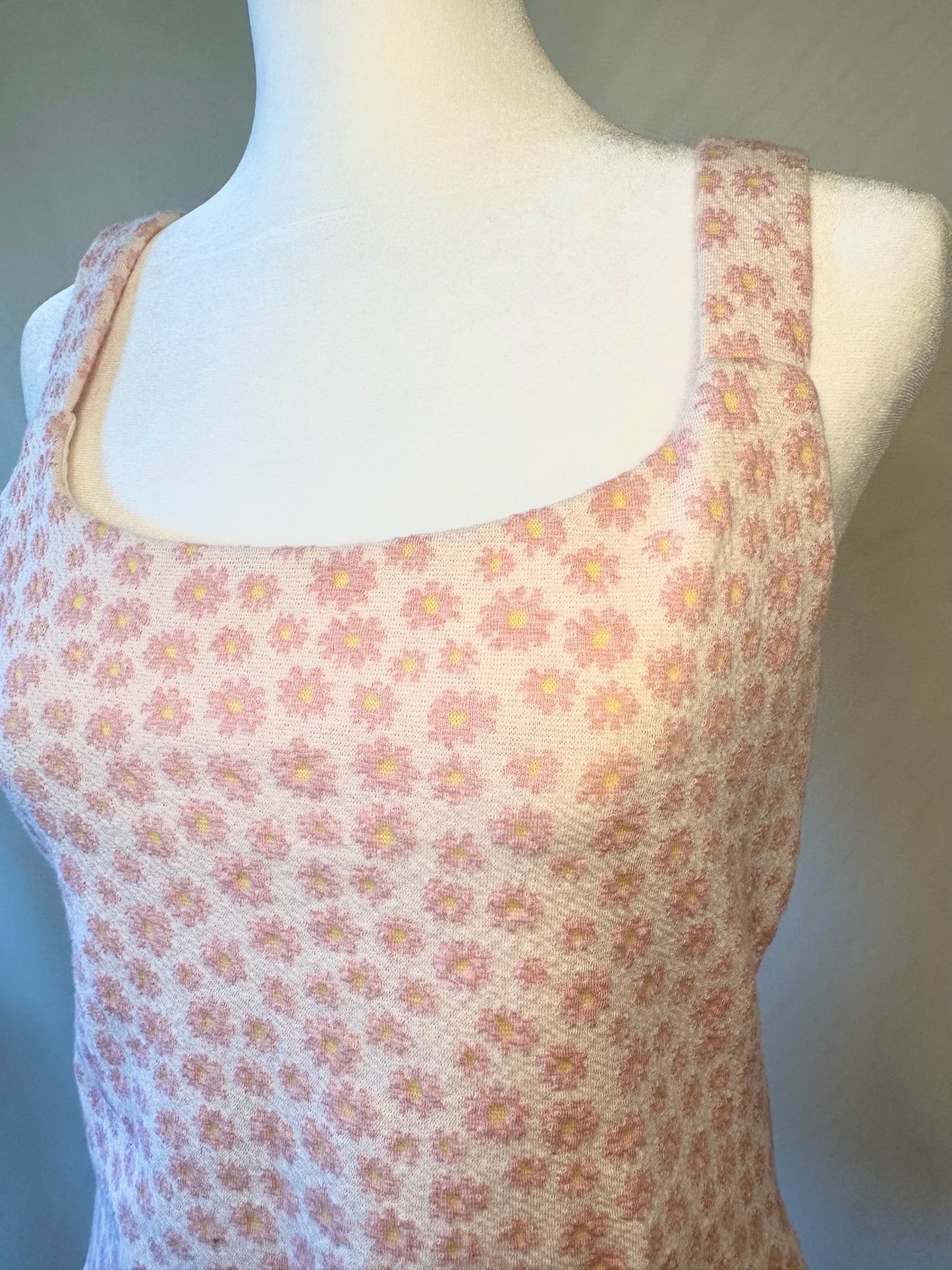 Pink Daisy Bodysuit | Size Medium