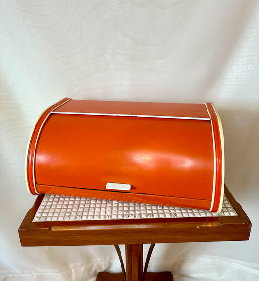 Retro Orange Breadbox