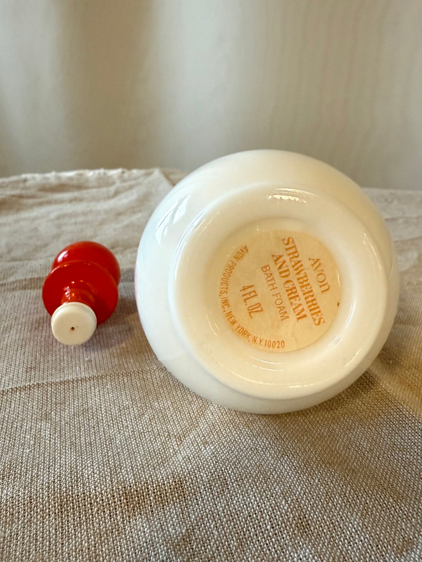 1970’s vintage Avon strawberry bottle