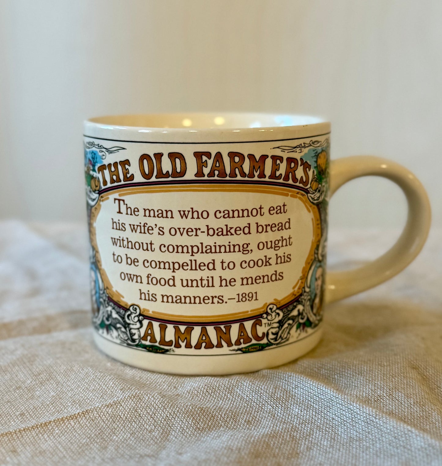 Vintage Old Farmer's Almanac Mug