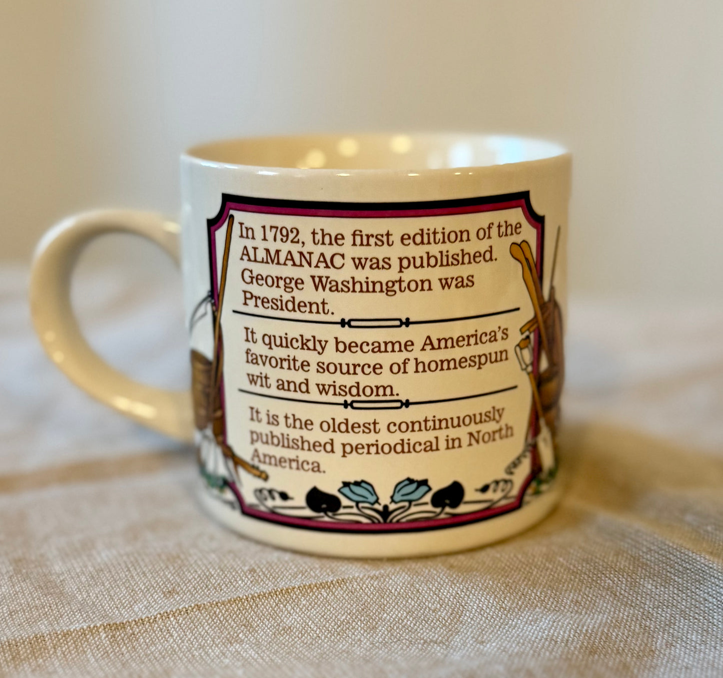 Vintage Old Farmer's Almanac Mug