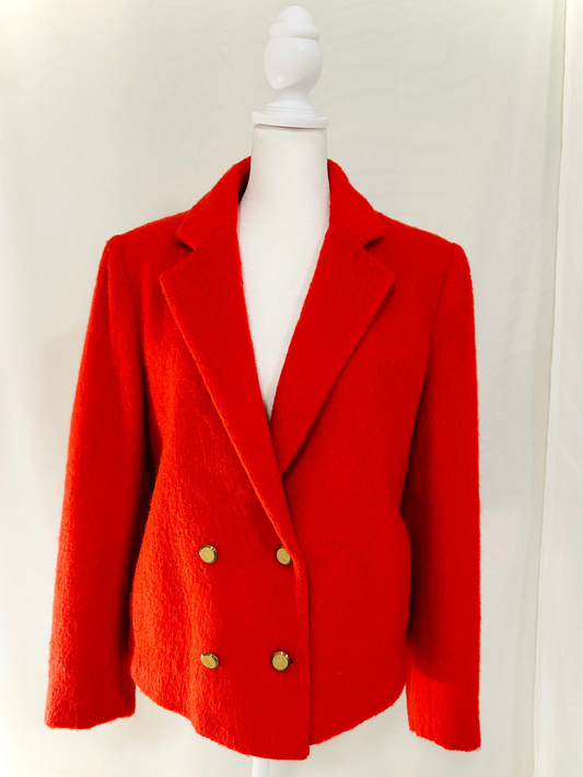 John Meyer Wool Red Jacket | Size 10
