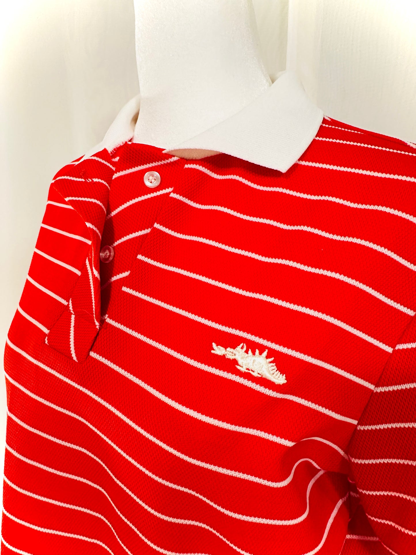 Vintage Sears Red Stripe Dress | L