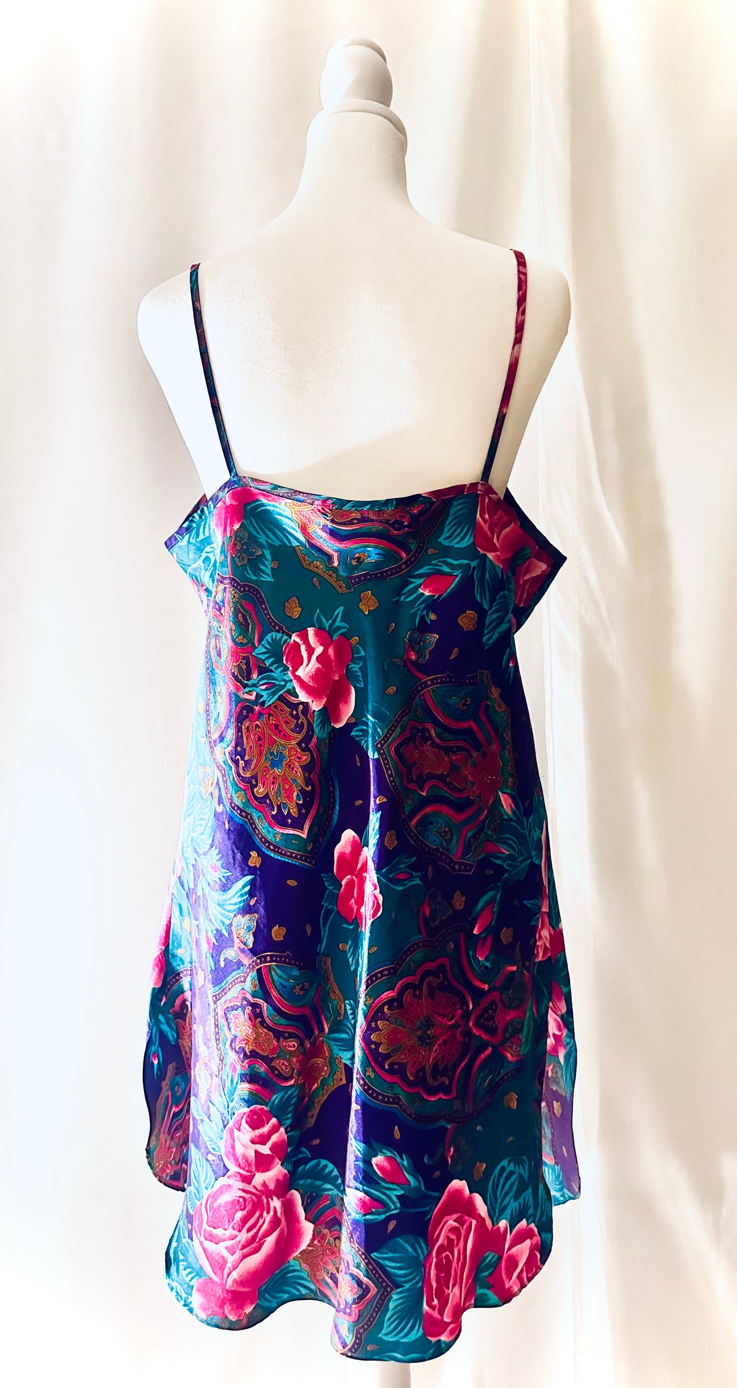 Satin Vintage Nightgown & Robe Set