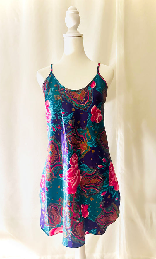 Satin Vintage Nightgown & Robe Set