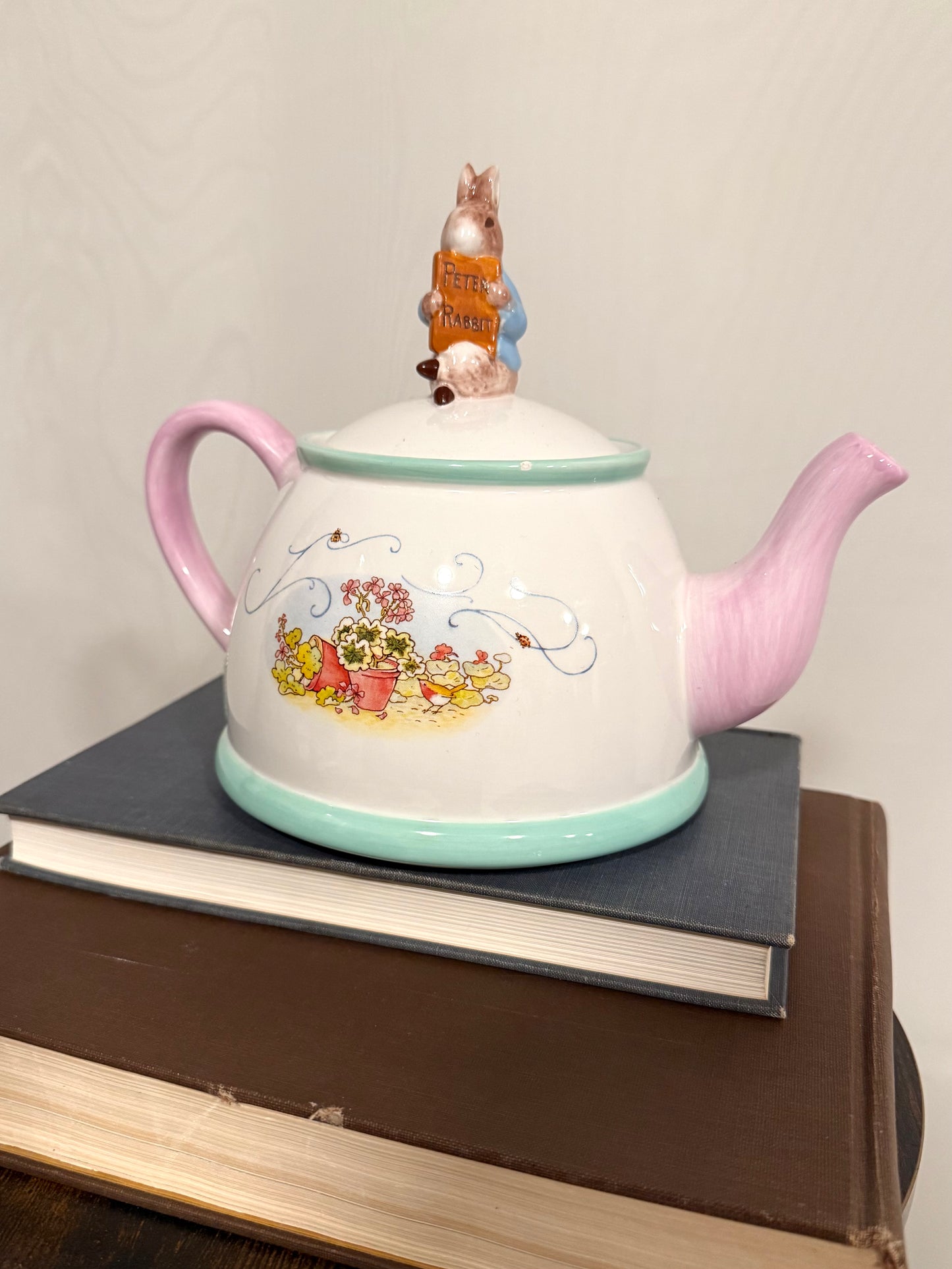 Peter Rabbit Garden Ceramic Teapot