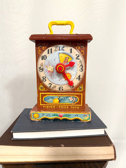 1962 Fisher-Price Musical Tick-Tock Clock