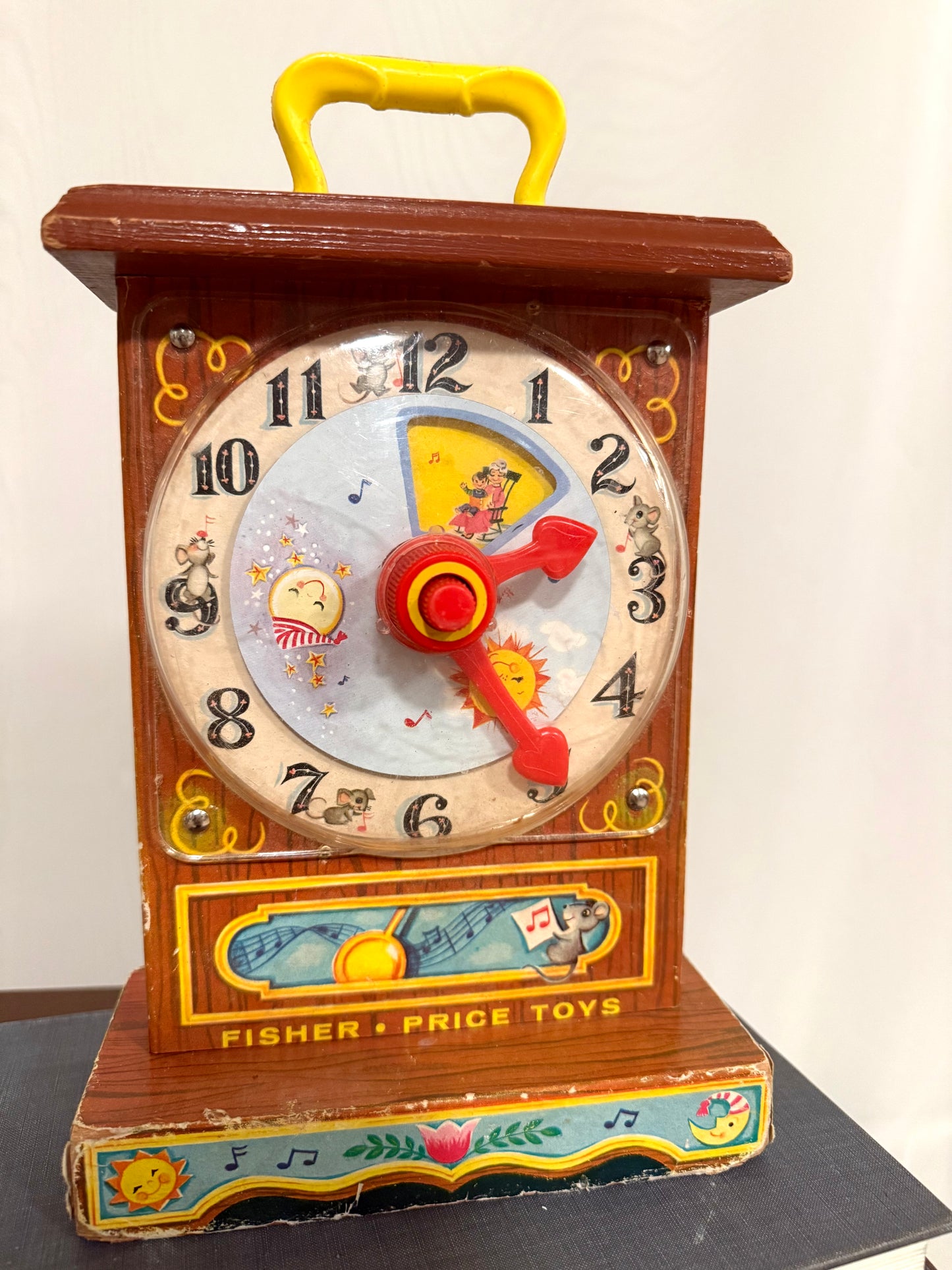 1962 Fisher-Price Musical Tick-Tock Clock